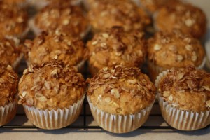 Apple, carrot, pumpkin muffins.  Delicious!