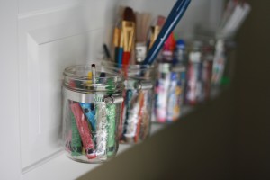 Art Supplies Jar